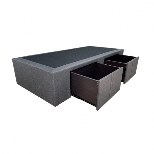 16" Divan with Drawer Storage (Faux Leather / Fabric)